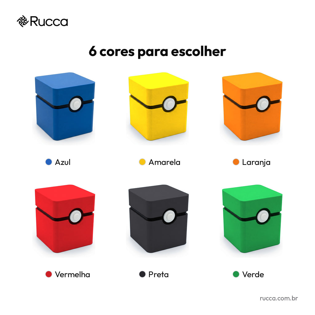 Porta-deck com botão nas 6 cores
