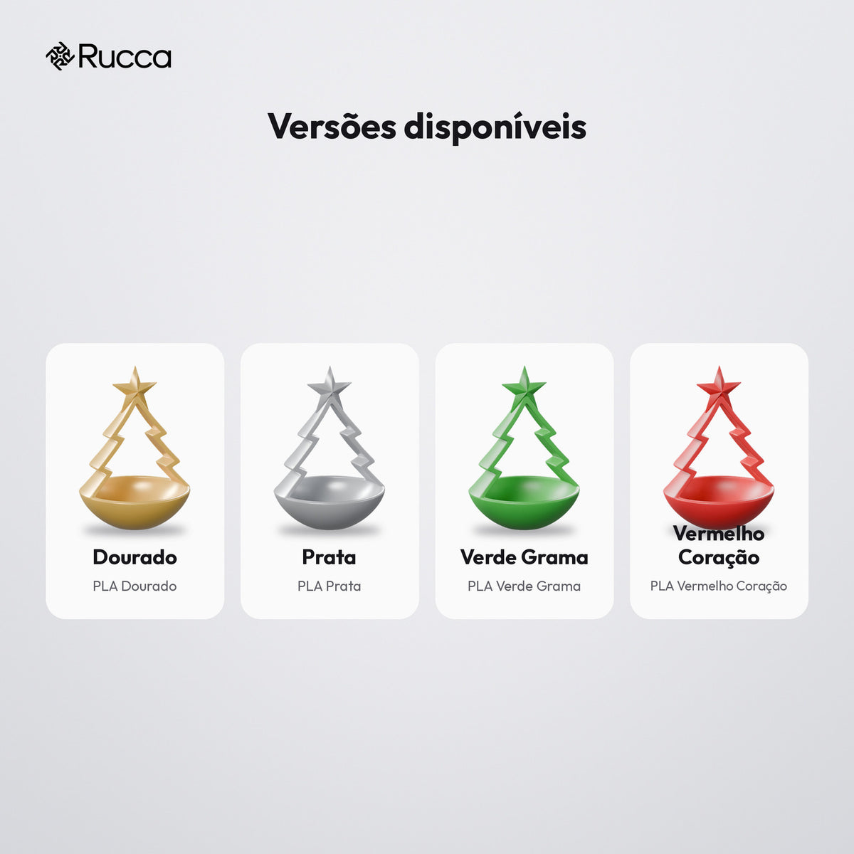 Porta-Doces Árvore de Natal com Estrela 20 cm: versões disponíveis