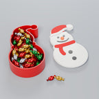 Porta-Doces Boneco de Neve com Tampa, detalhe do acabamento