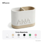Porta-Escovas de Dente com Divisória — Rucca 3D