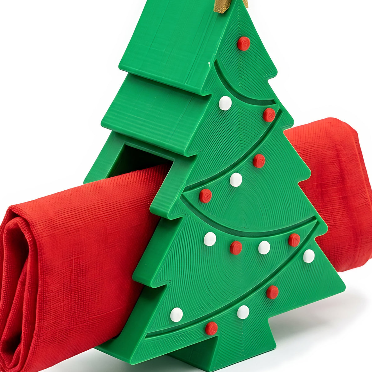 Porta-Guardanapo Árvore de Natal — Rucca 3D
