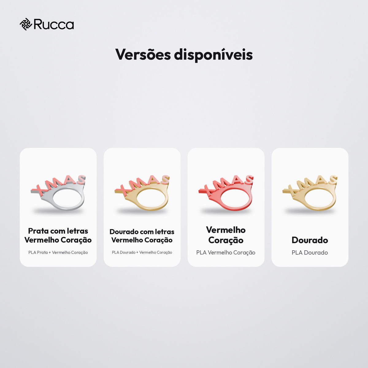 Porta-Guardanapo de Natal XMAS: versões disponíveis