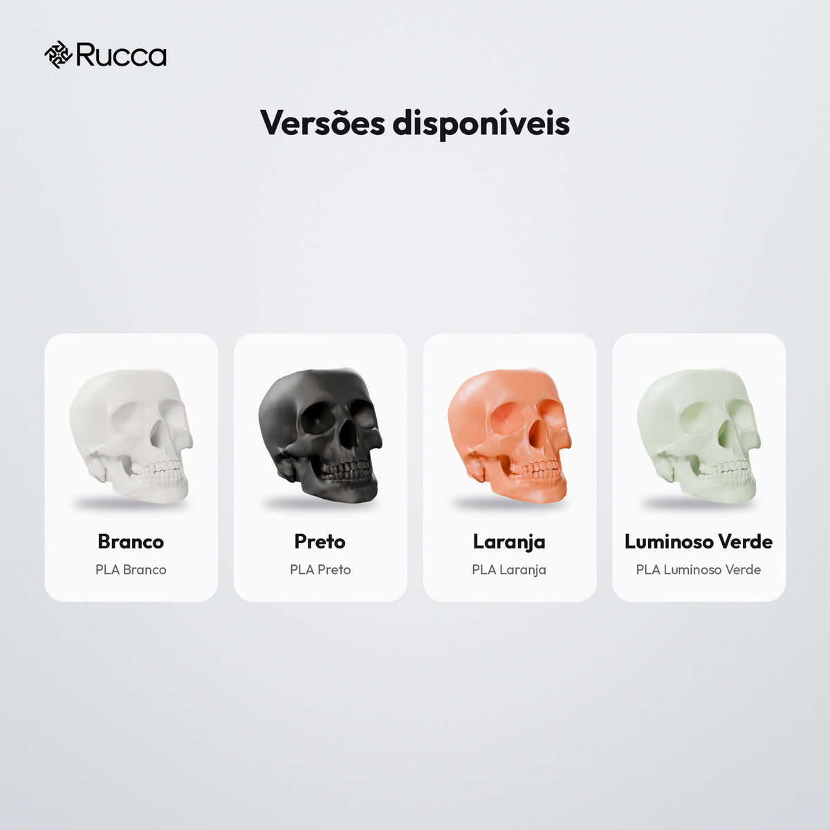 Porta-Lápis Caveira: versões disponíveis