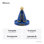 Porta-Terço Nossa Senhora Aparecida com Bandeja — Rucca 3D
