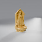 Porta-Terço Nossa Senhora Aparecida com Coroa, Dourado
