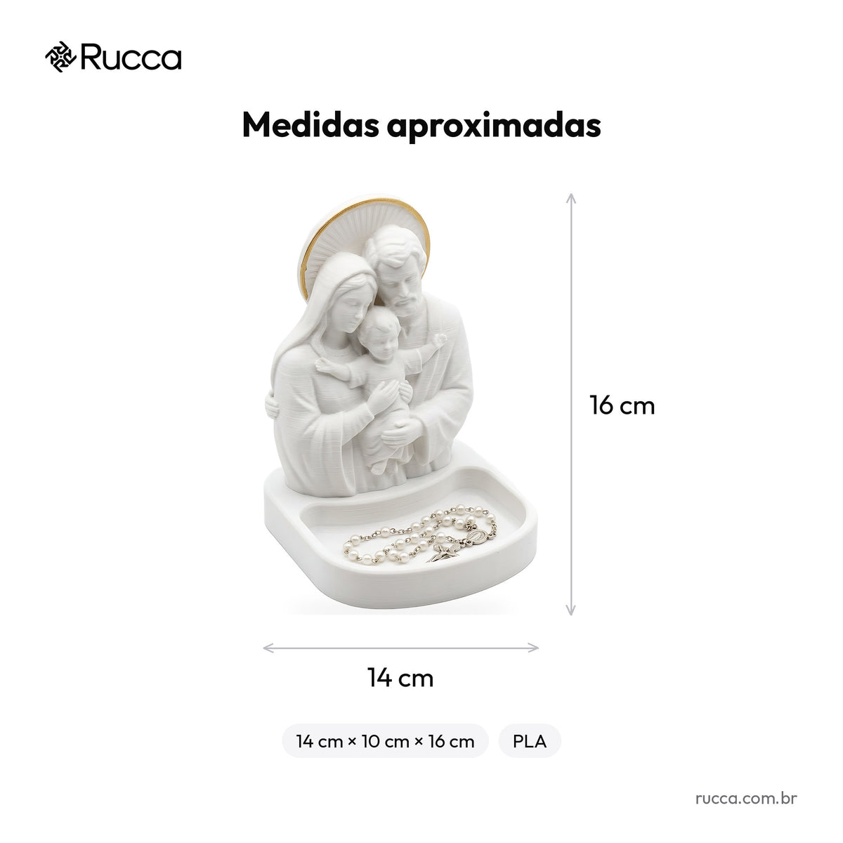 Porta-Terço Sagrada Família — Rucca 3D