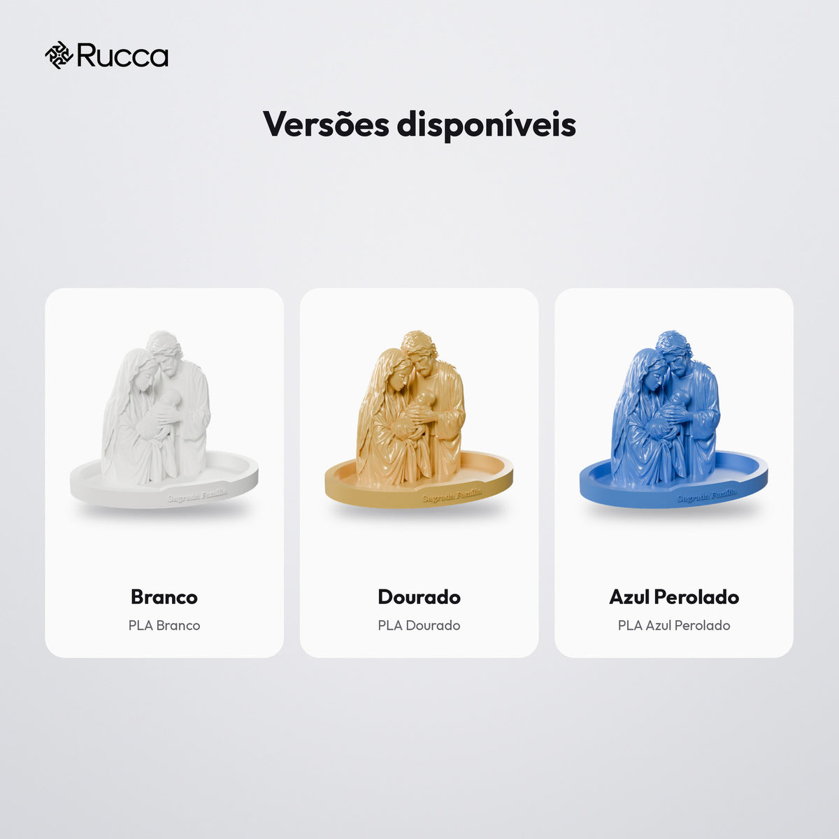 Porta-Terço Sagrada Família: versões disponíveis