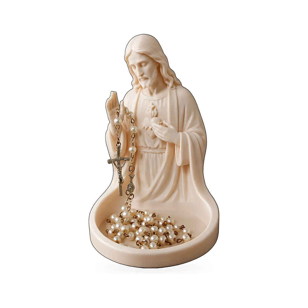 Porta-Terço Sagrado Coração de Jesus — Rucca 3D
