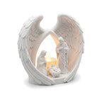 Presépio Iluminado Asas de Anjo com Vela LED — Rucca 3D