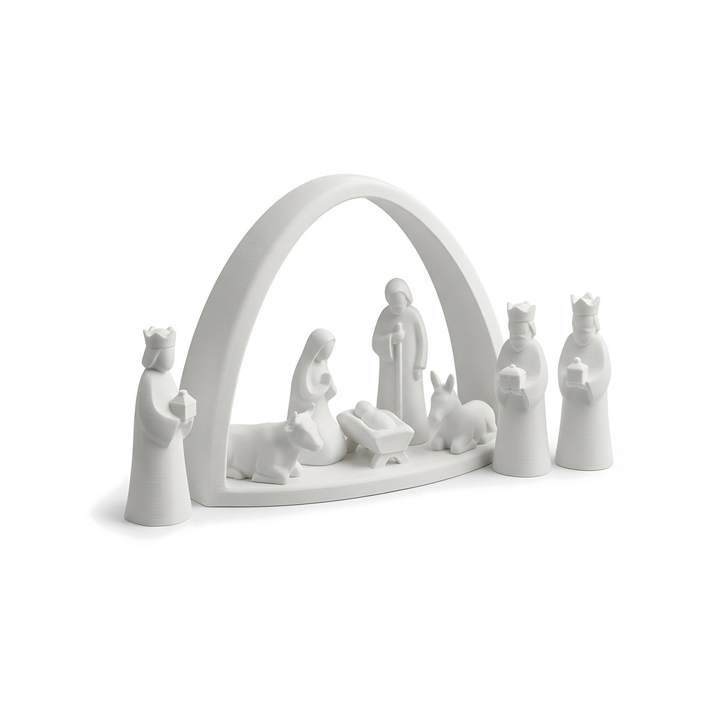 Presépio Minimalista Completo com Reis Magos — Rucca 3D