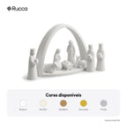 Presépio Minimalista Completo com Reis Magos — Rucca 3D