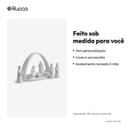Presépio Minimalista Completo com Reis Magos — Rucca 3D