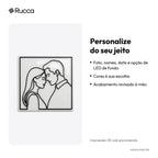 Quadro Line Art 3D a partir da Foto — Rucca 3D