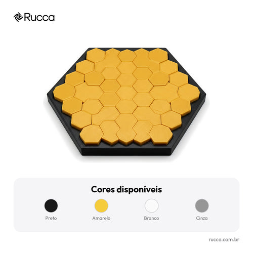 Quebra-Cabeça Colmeia Hexagonal — Rucca 3D