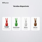 Rena Natalina Minimalista Japandi 13,5 cm: versões disponíveis