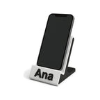 Suporte de Celular de Mesa com Nome — Rucca 3D