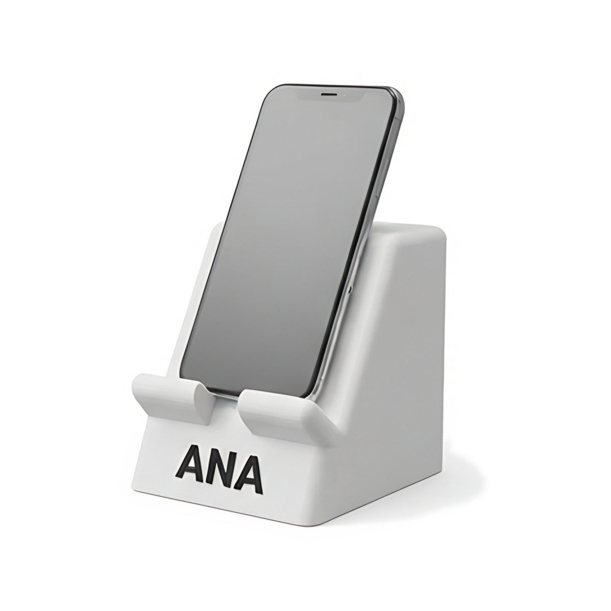 Suporte de celular de mesa com nome — Rucca 3D