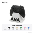 Suporte de controle de videogame com nome — Rucca 3D