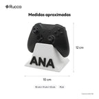 Suporte de controle de videogame com nome — Rucca 3D