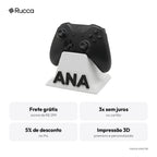 Suporte de controle de videogame com nome — Rucca 3D