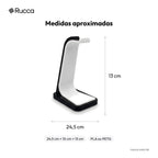 Suporte de Fone de Ouvido com Nome — Rucca 3D
