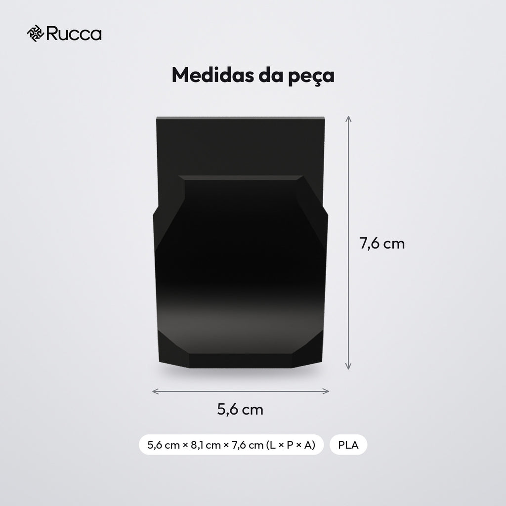 Suporte de Mesa para Controle de Videogame: medidas