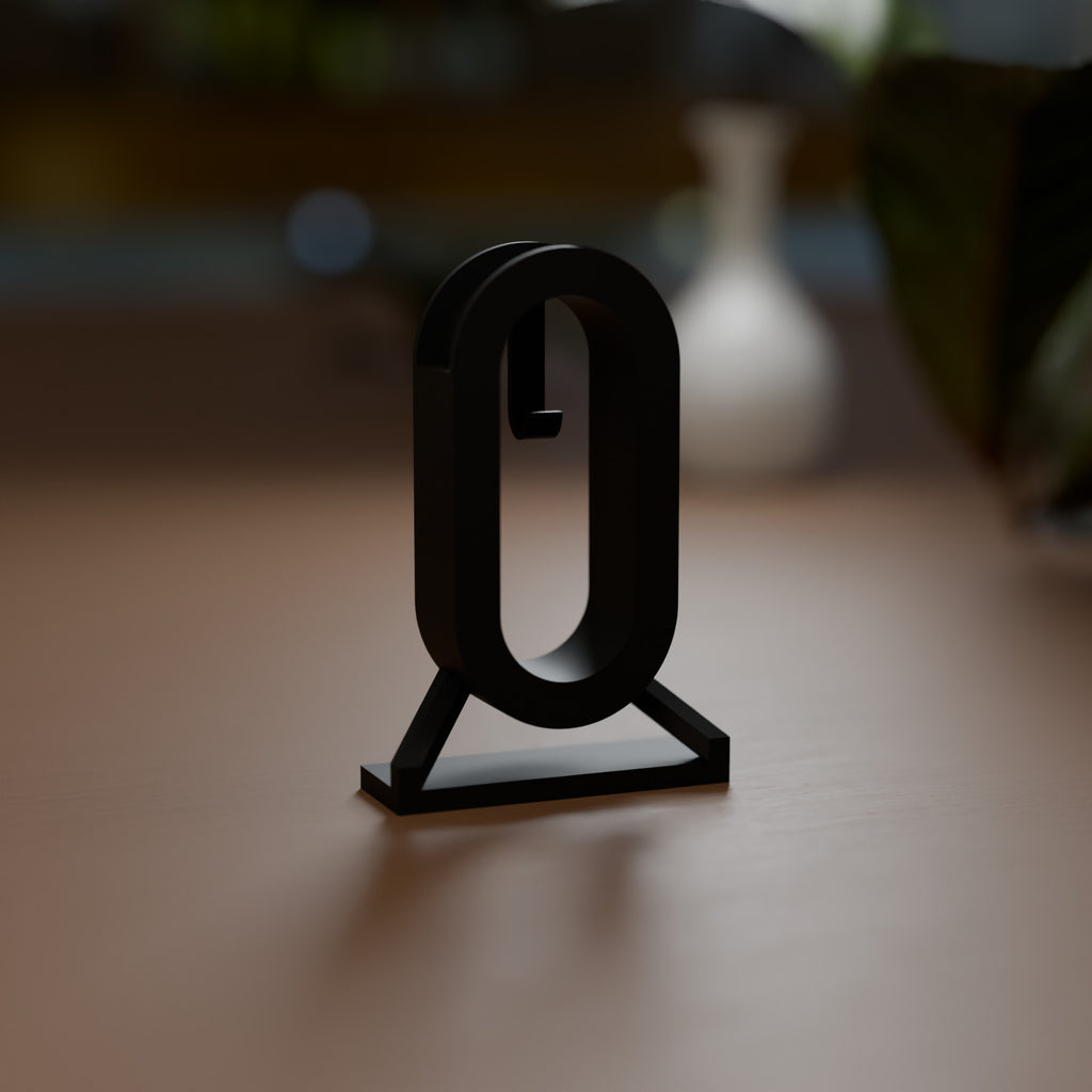 Suporte de Mesa para Headphone com Gancho para Cabo decorando o ambiente