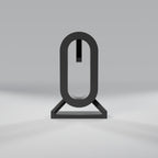 Suporte de Mesa para Headphone com Gancho para Cabo, vista frontal