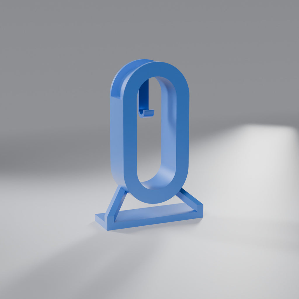 Suporte de Mesa para Headphone com Gancho para Cabo, Azul Perolado