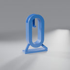 Suporte de Mesa para Headphone com Gancho para Cabo, Azul Perolado