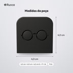Suporte de Mesa para Óculos: medidas