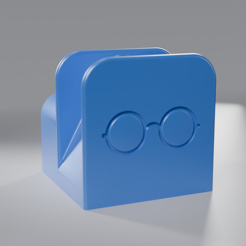 Suporte de Mesa para Óculos, Azul Perolado