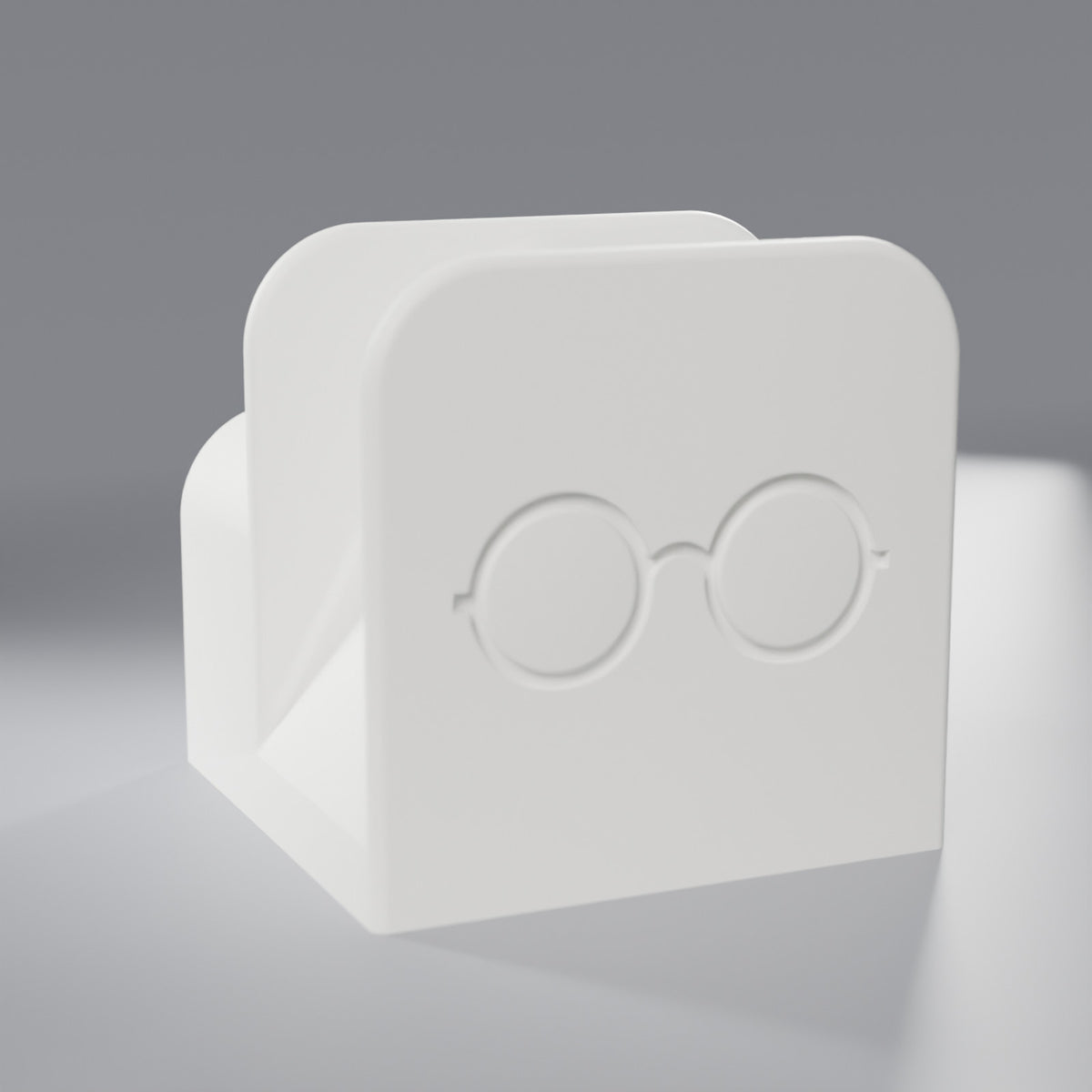 Suporte de Mesa para Óculos, Branco
