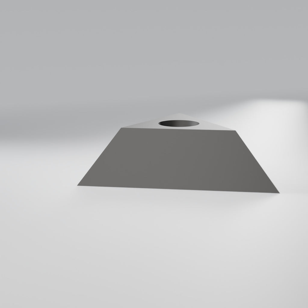 Suporte de Mesa Triangular para 1 Caneta, Preto