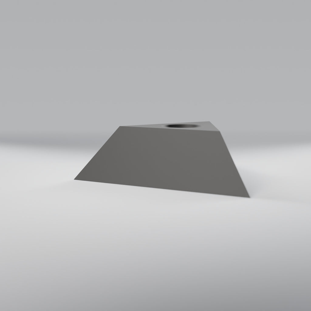 Suporte de Mesa Triangular para 1 Caneta, vista frontal