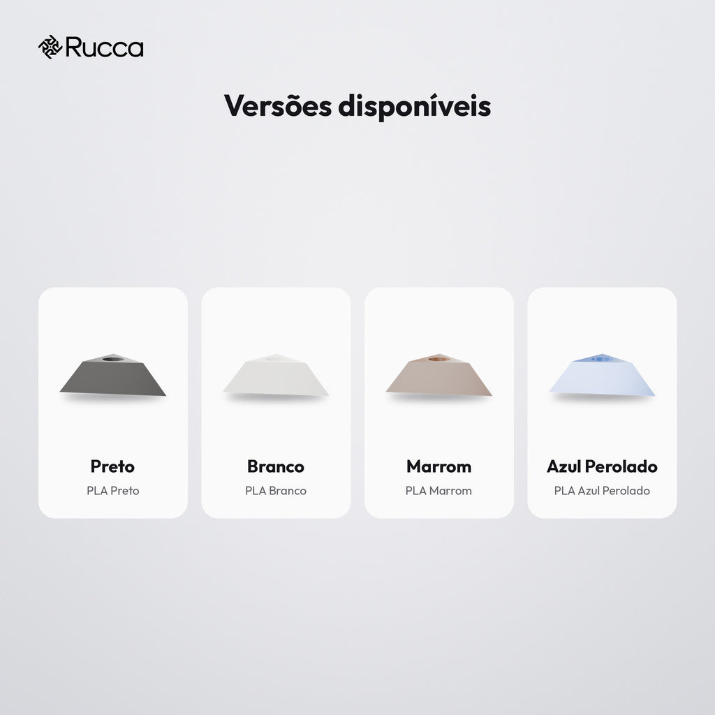 Suporte de Mesa Triangular para 1 Caneta: versões disponíveis