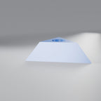 Suporte de Mesa Triangular para 1 Caneta, Azul Perolado
