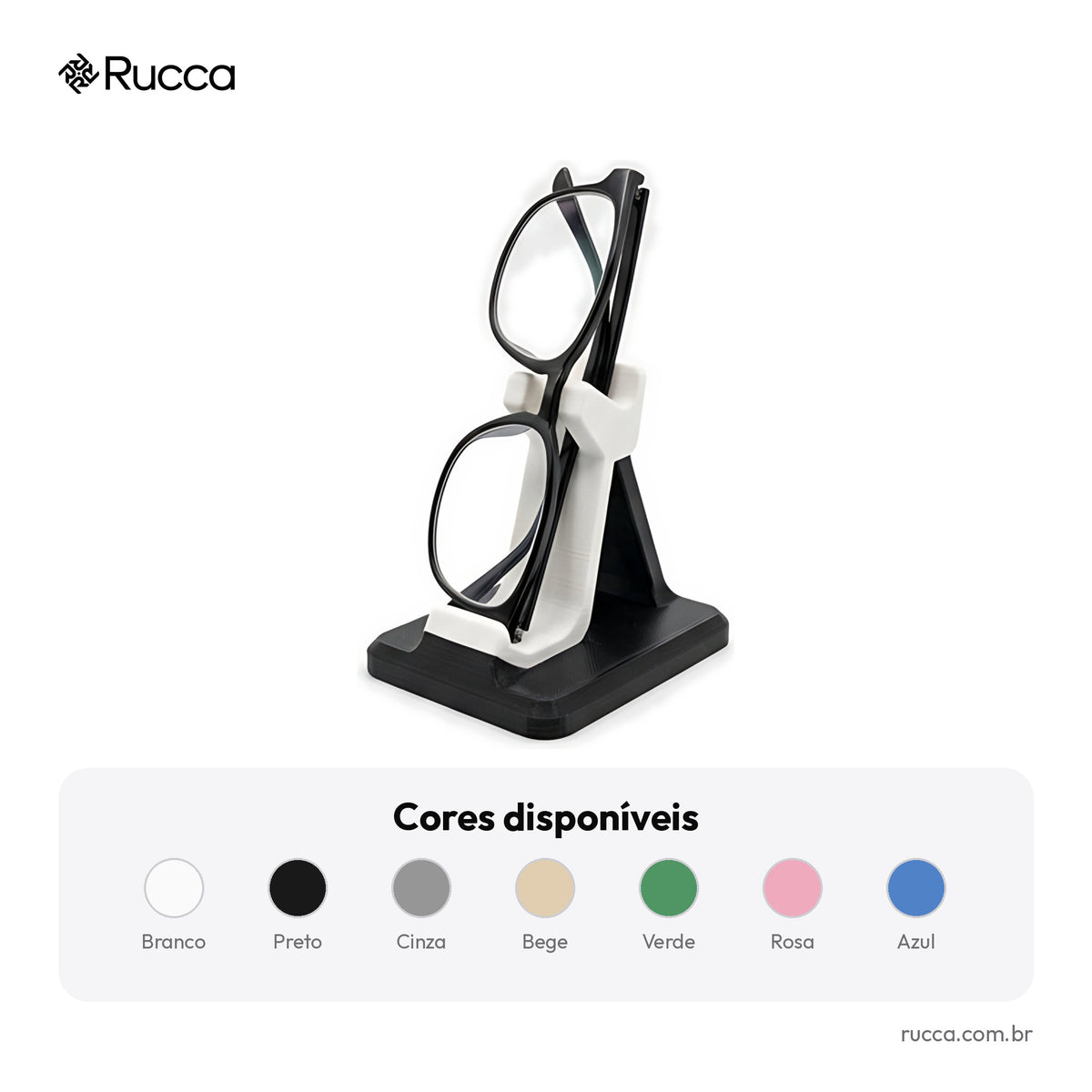 Suporte de óculos de mesa — Rucca 3D