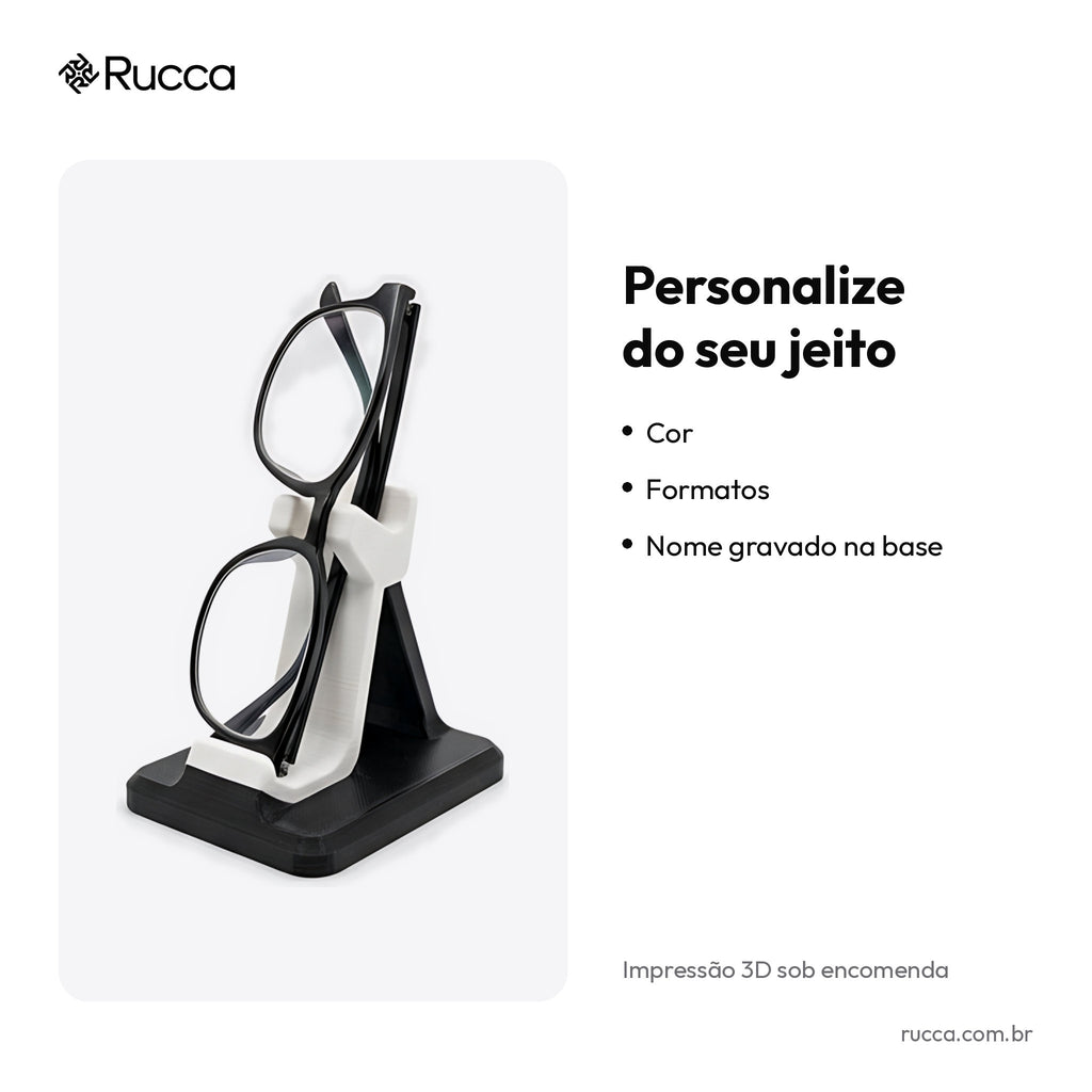Suporte de óculos de mesa — Rucca 3D