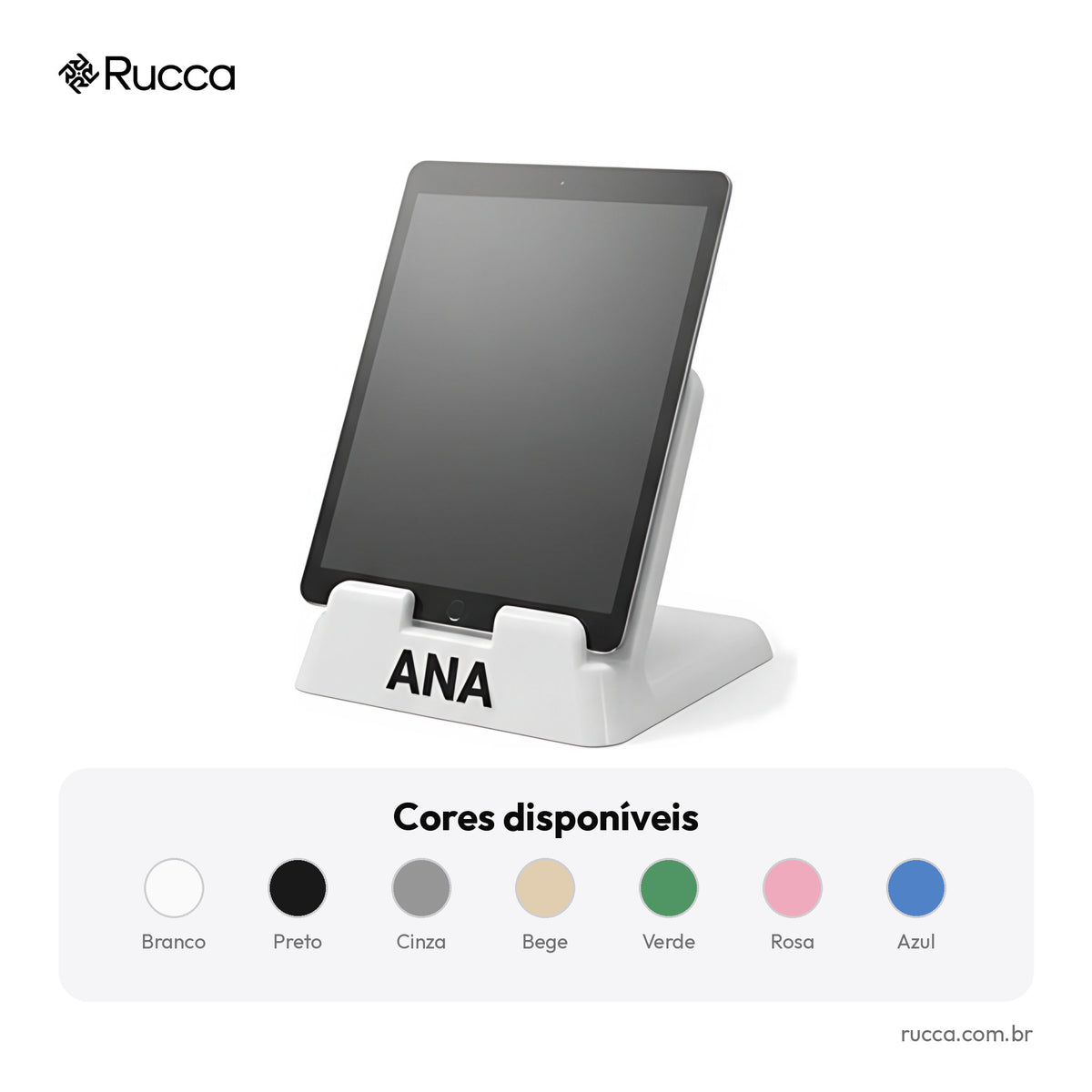 Suporte de tablet de mesa — Rucca 3D
