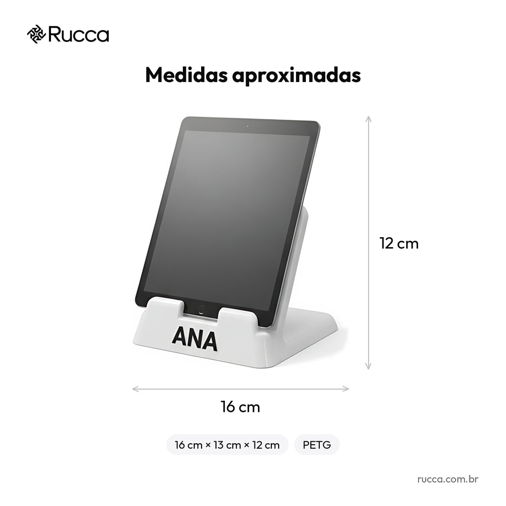 Suporte de tablet de mesa — Rucca 3D