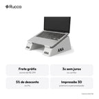 Suporte ergonômico para notebook — Rucca 3D
