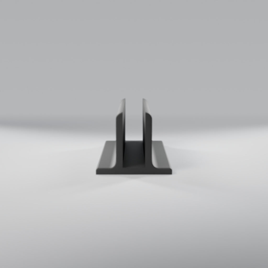 Suporte Vertical para Notebook Fechado, vista frontal