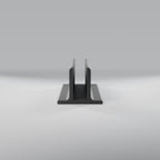 Suporte Vertical para Notebook Fechado, vista frontal