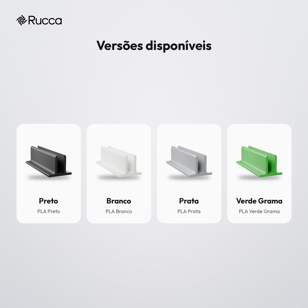 Suporte Vertical para Notebook Fechado: versões disponíveis