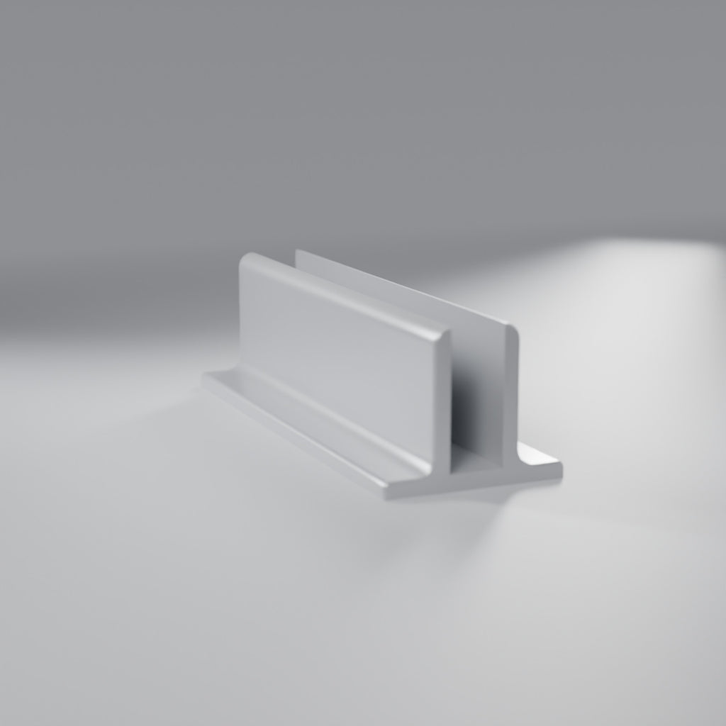 Suporte Vertical para Notebook Fechado, Prata