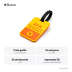 Tag de Mala com Logo — Rucca 3D