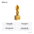 Troféu de Homenagem Personalizado — Rucca 3D