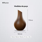 Vaso Decorativo Shizu Japandi 17,8 cm: medidas