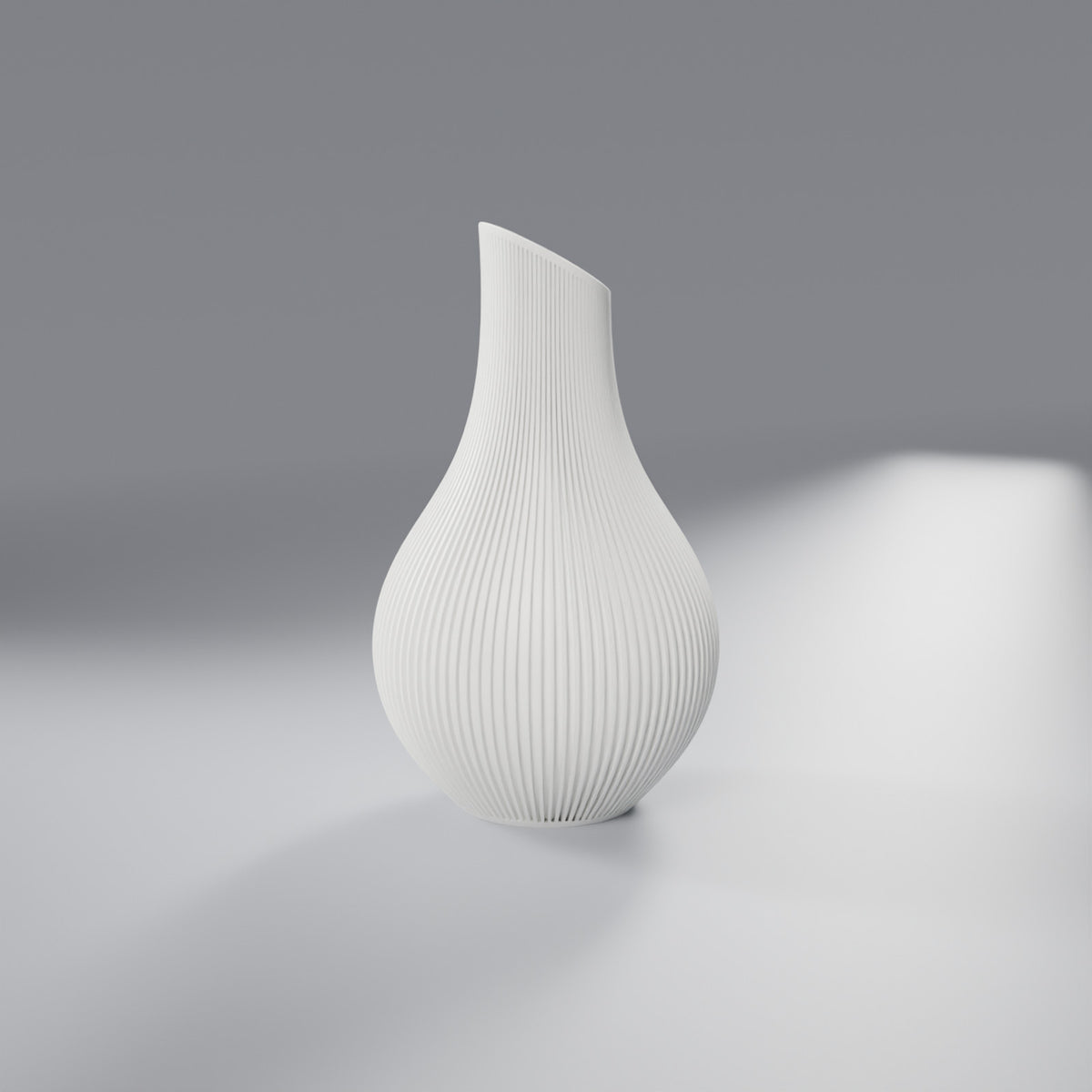 Vaso Decorativo Shizu Japandi 17,8 cm, Branco